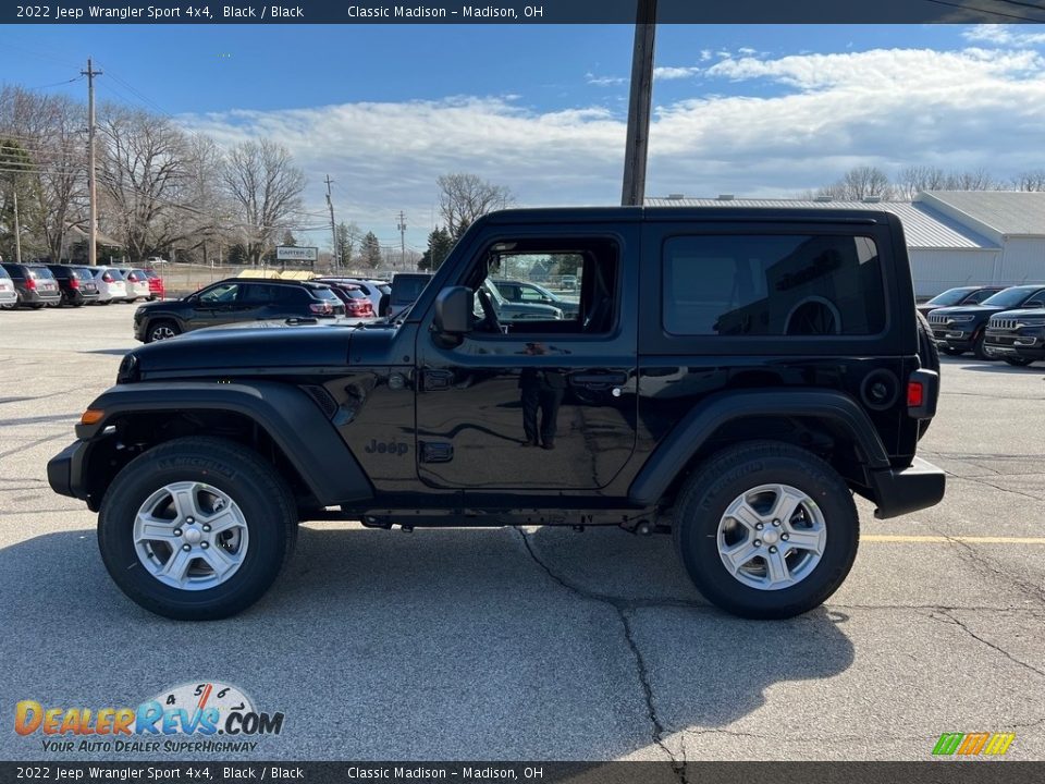 2022 Jeep Wrangler Sport 4x4 Black / Black Photo #9