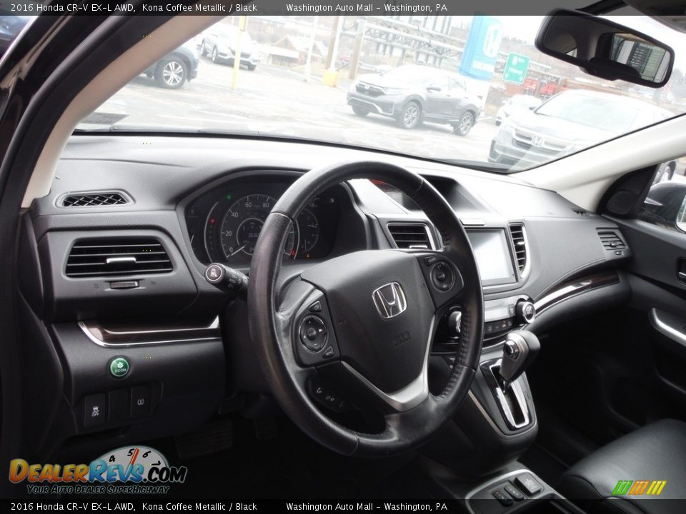 2016 Honda CR-V EX-L AWD Kona Coffee Metallic / Black Photo #11