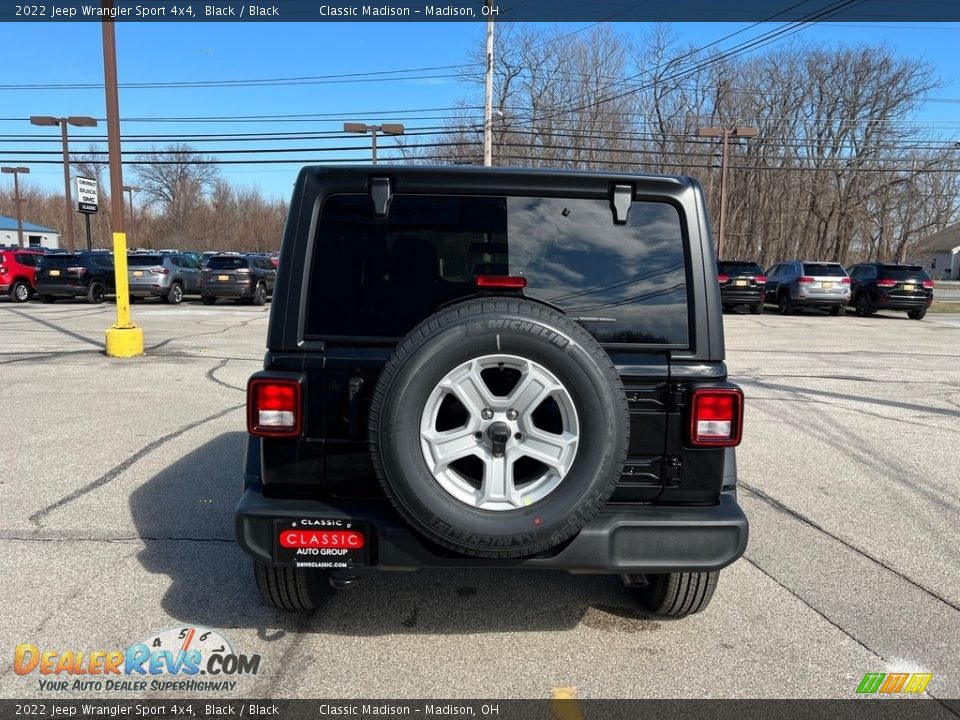 2022 Jeep Wrangler Sport 4x4 Black / Black Photo #11