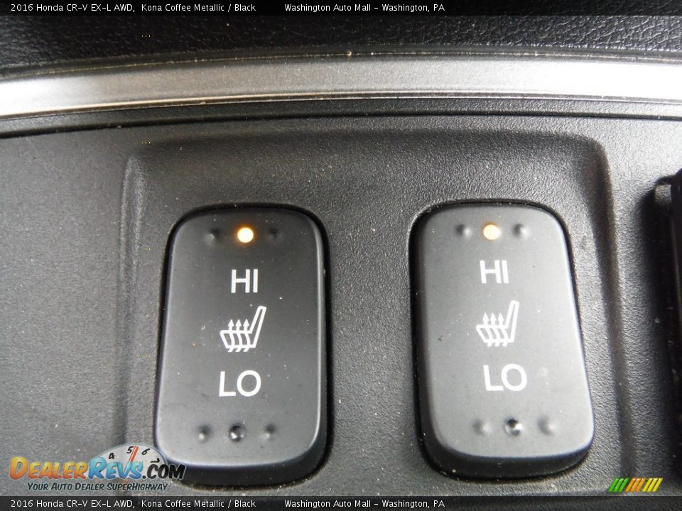 2016 Honda CR-V EX-L AWD Kona Coffee Metallic / Black Photo #15