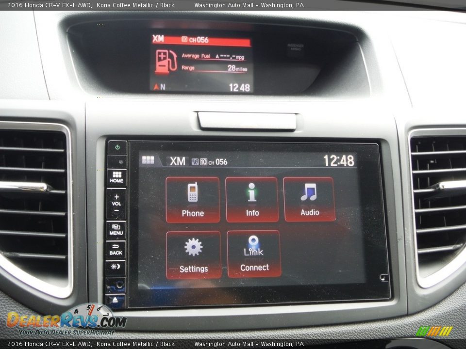 2016 Honda CR-V EX-L AWD Kona Coffee Metallic / Black Photo #18