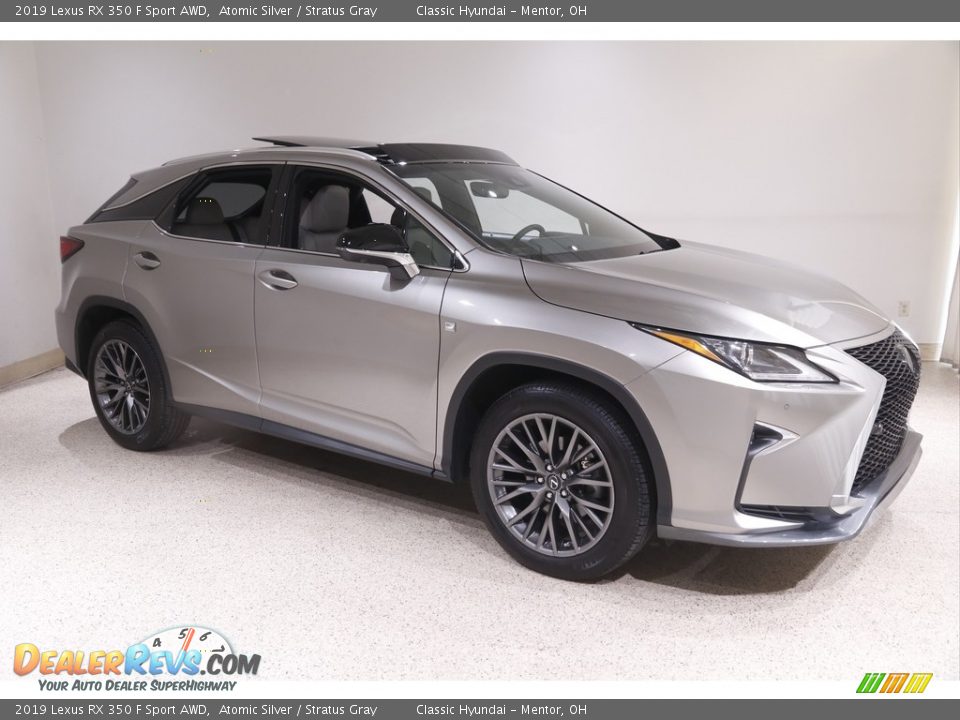 2019 Lexus RX 350 F Sport AWD Atomic Silver / Stratus Gray Photo #1