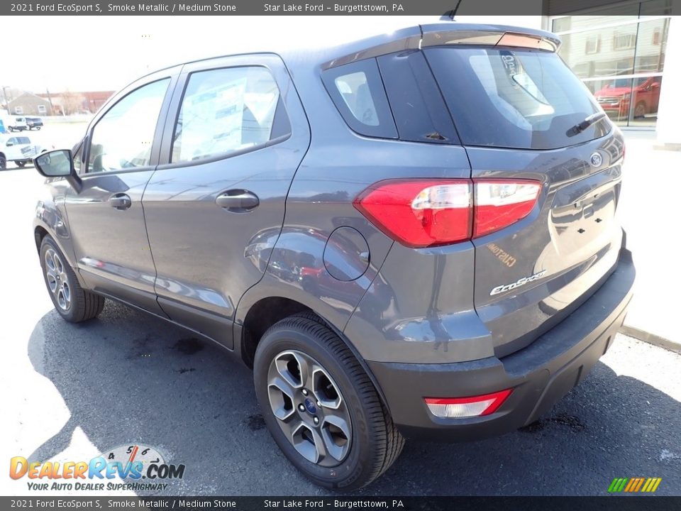 2021 Ford EcoSport S Smoke Metallic / Medium Stone Photo #3