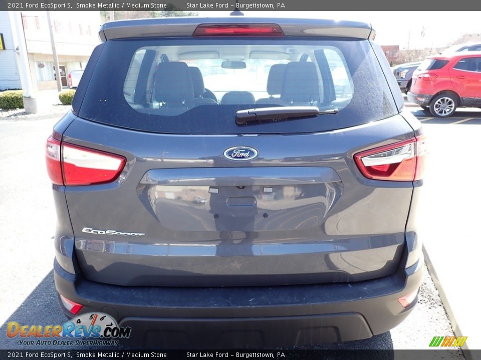 2021 Ford EcoSport S Smoke Metallic / Medium Stone Photo #4