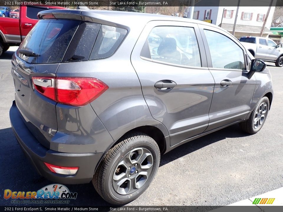 2021 Ford EcoSport S Smoke Metallic / Medium Stone Photo #6