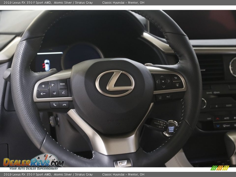 2019 Lexus RX 350 F Sport AWD Atomic Silver / Stratus Gray Photo #7