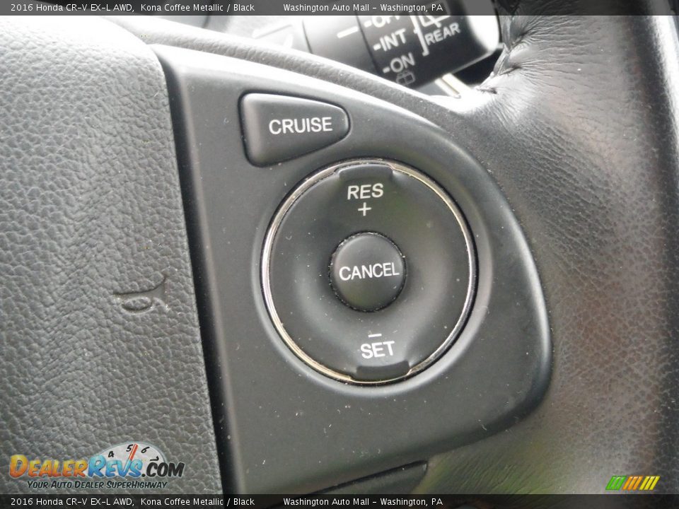 2016 Honda CR-V EX-L AWD Kona Coffee Metallic / Black Photo #22