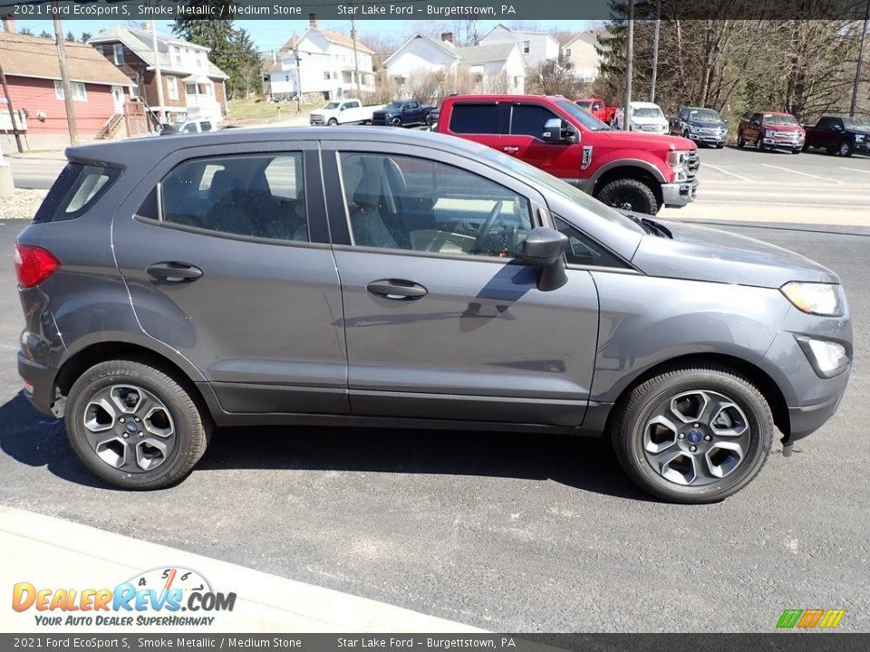 2021 Ford EcoSport S Smoke Metallic / Medium Stone Photo #7