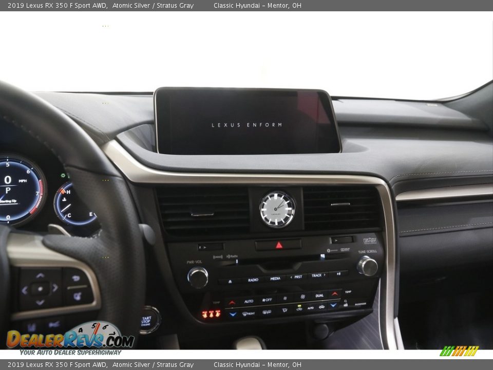 2019 Lexus RX 350 F Sport AWD Atomic Silver / Stratus Gray Photo #10
