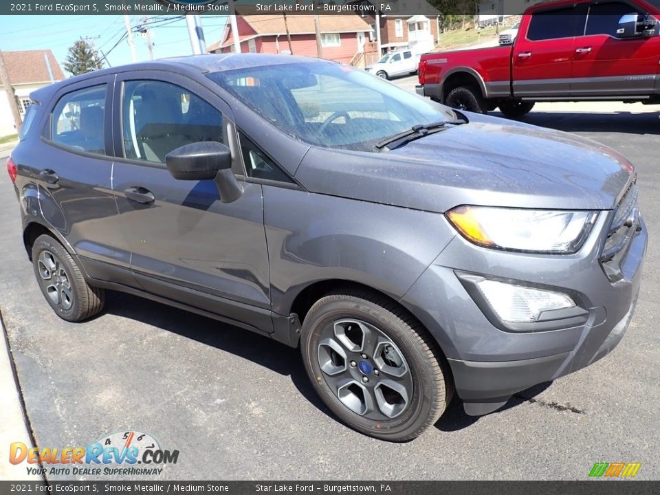 2021 Ford EcoSport S Smoke Metallic / Medium Stone Photo #8