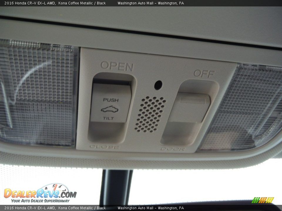 2016 Honda CR-V EX-L AWD Kona Coffee Metallic / Black Photo #25