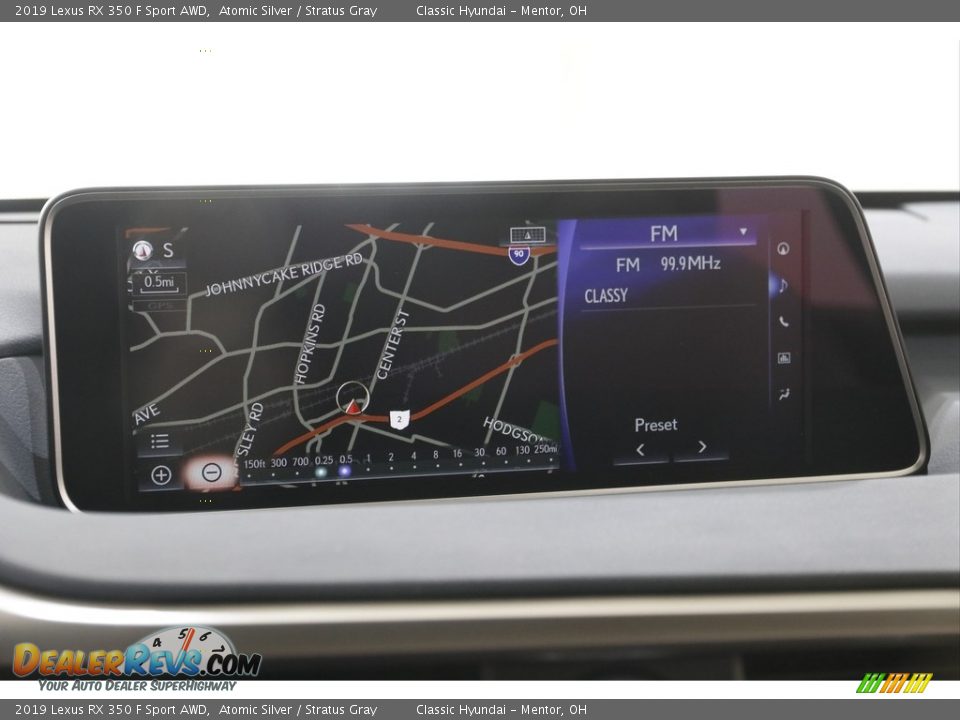 2019 Lexus RX 350 F Sport AWD Atomic Silver / Stratus Gray Photo #11