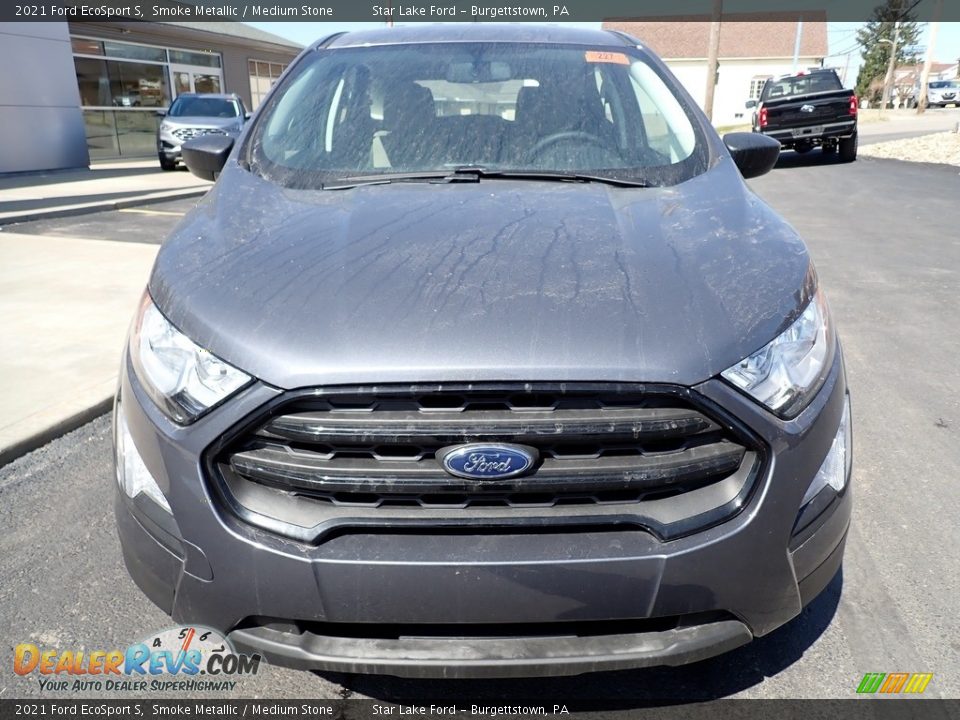 2021 Ford EcoSport S Smoke Metallic / Medium Stone Photo #9