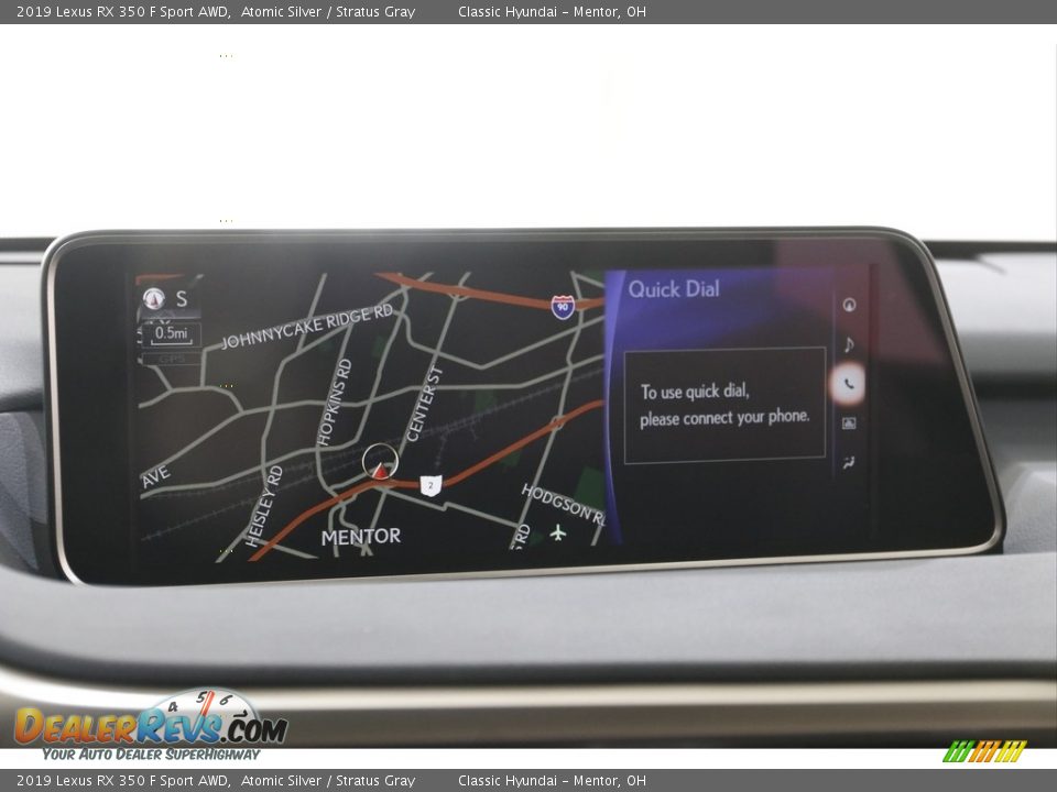 2019 Lexus RX 350 F Sport AWD Atomic Silver / Stratus Gray Photo #12