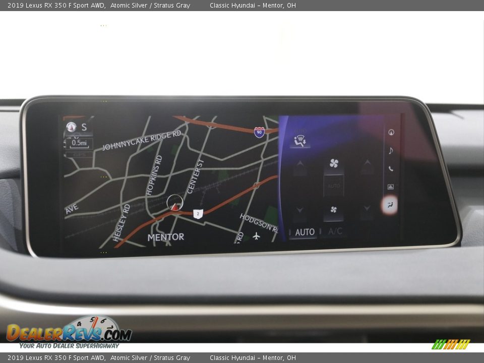 2019 Lexus RX 350 F Sport AWD Atomic Silver / Stratus Gray Photo #14