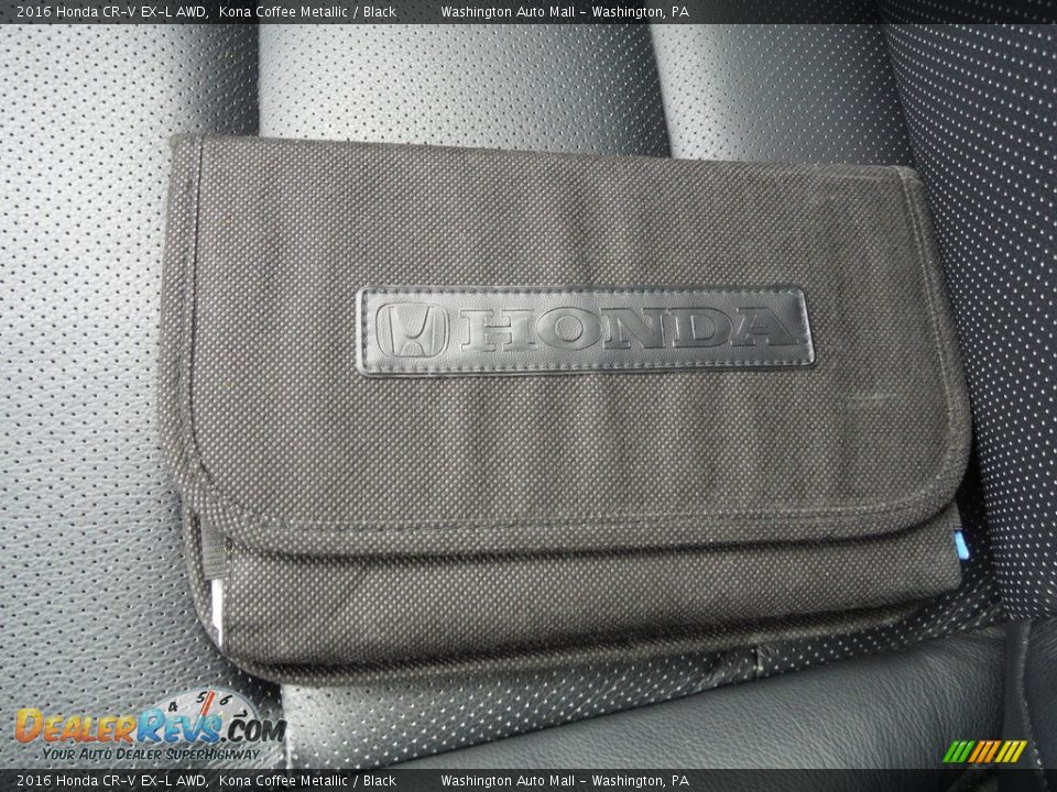 2016 Honda CR-V EX-L AWD Kona Coffee Metallic / Black Photo #31