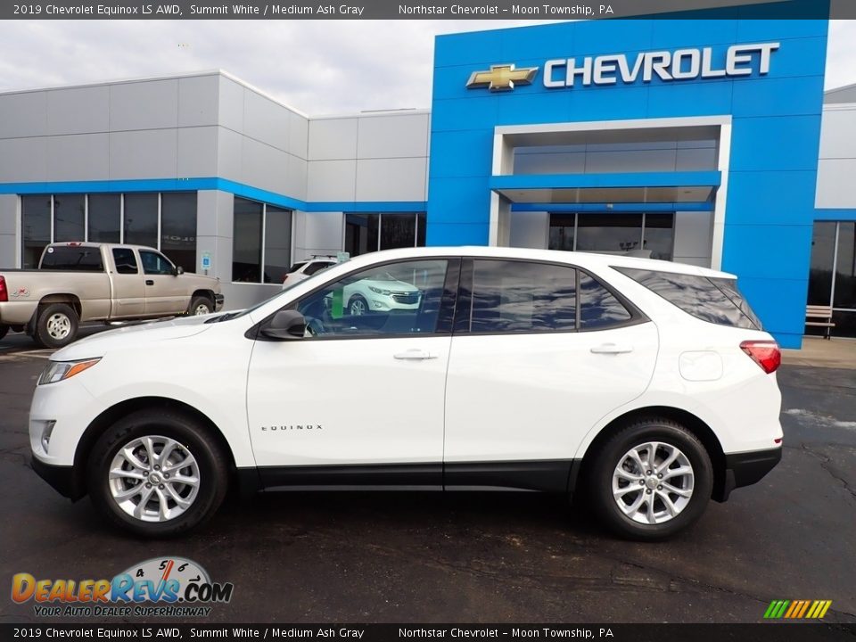 2019 Chevrolet Equinox LS AWD Summit White / Medium Ash Gray Photo #3