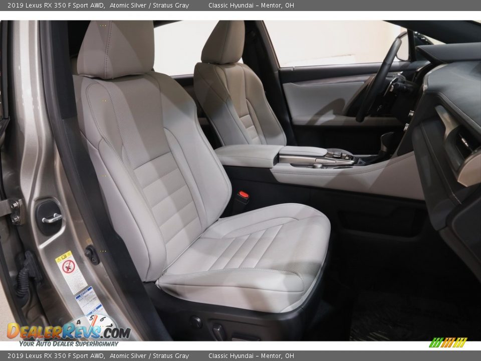 2019 Lexus RX 350 F Sport AWD Atomic Silver / Stratus Gray Photo #18