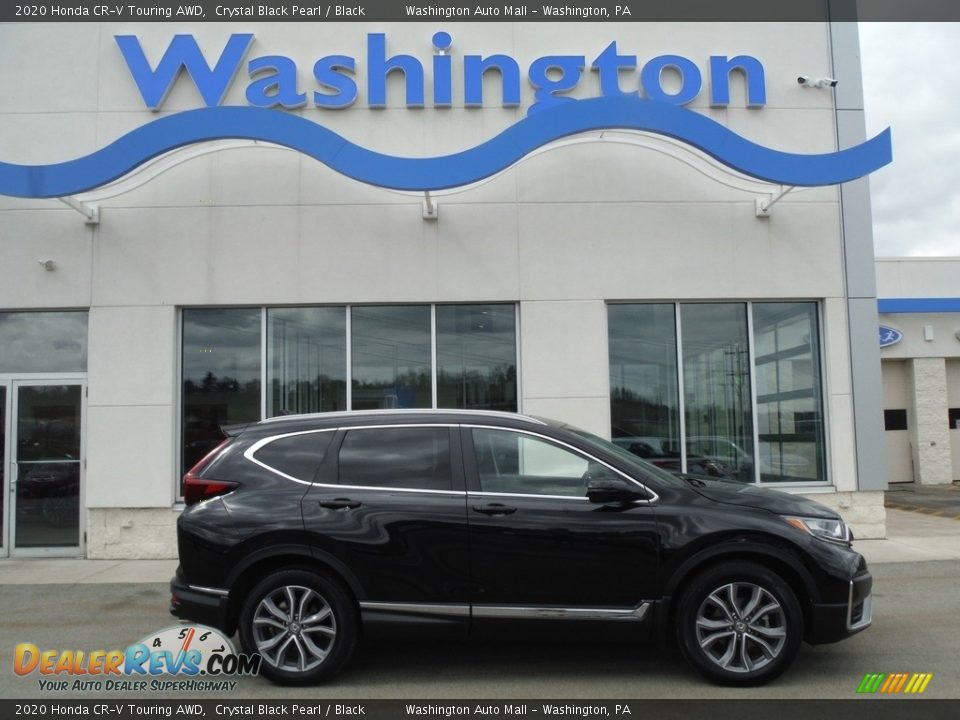 2020 Honda CR-V Touring AWD Crystal Black Pearl / Black Photo #2