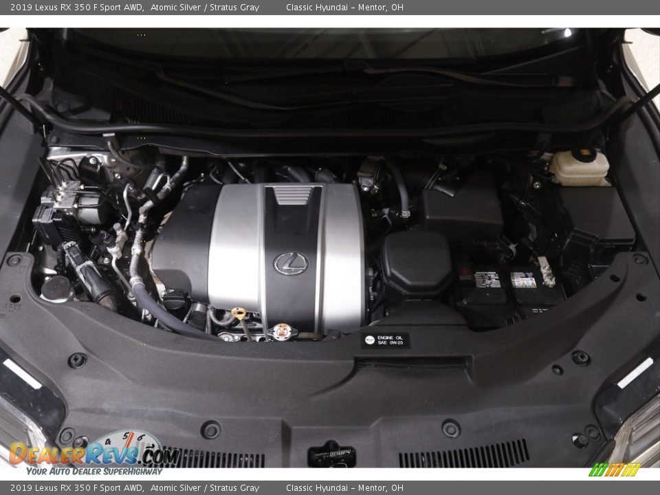 2019 Lexus RX 350 F Sport AWD Atomic Silver / Stratus Gray Photo #22