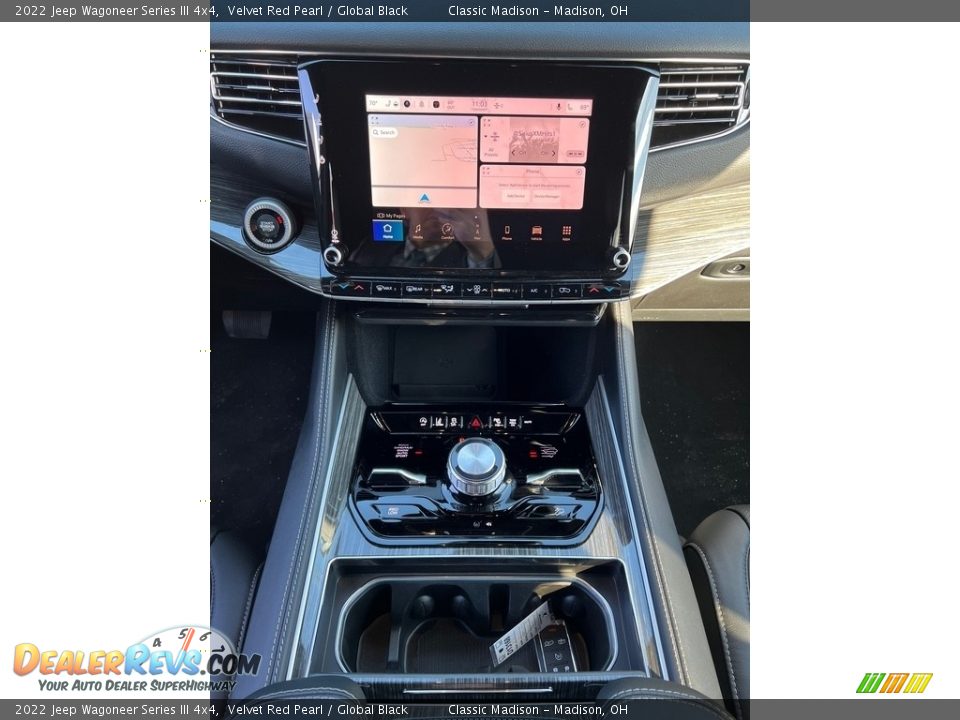 2022 Jeep Wagoneer Series III 4x4 Velvet Red Pearl / Global Black Photo #7