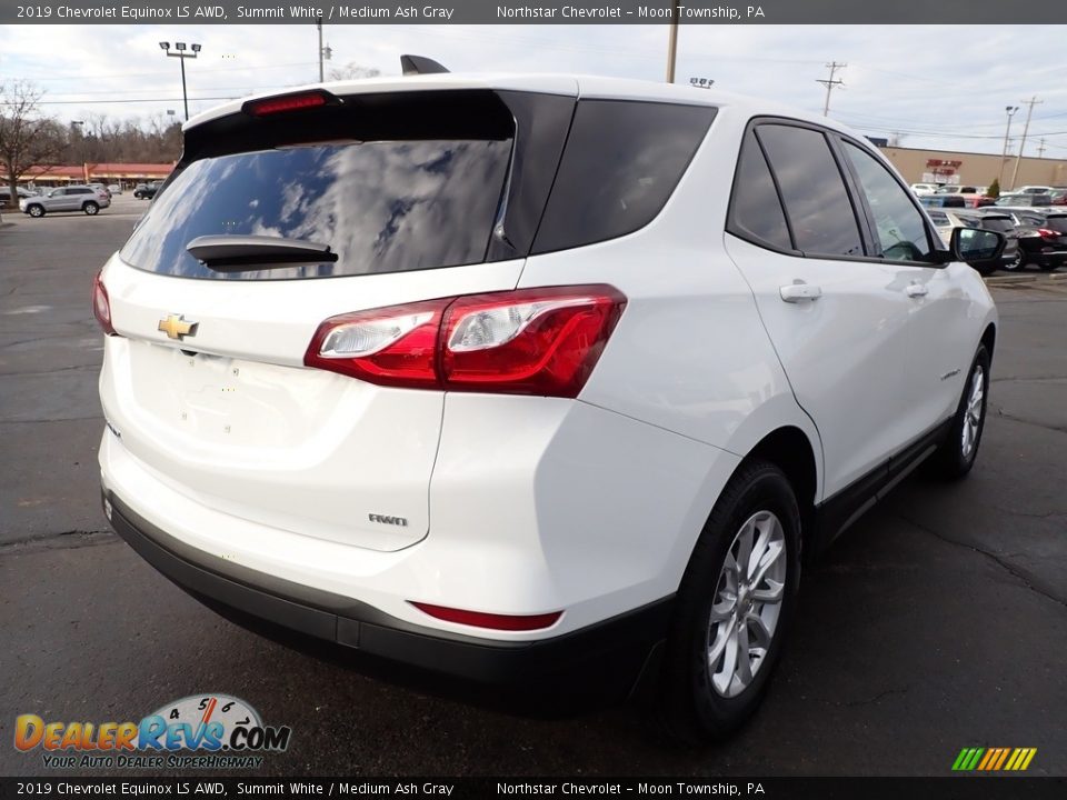 2019 Chevrolet Equinox LS AWD Summit White / Medium Ash Gray Photo #8