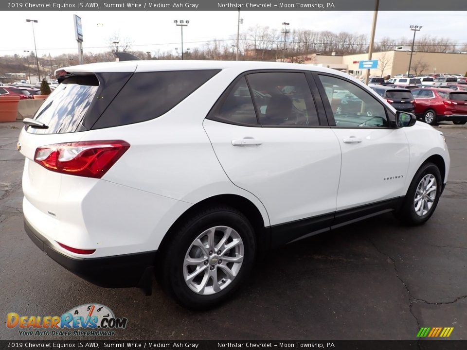 2019 Chevrolet Equinox LS AWD Summit White / Medium Ash Gray Photo #9