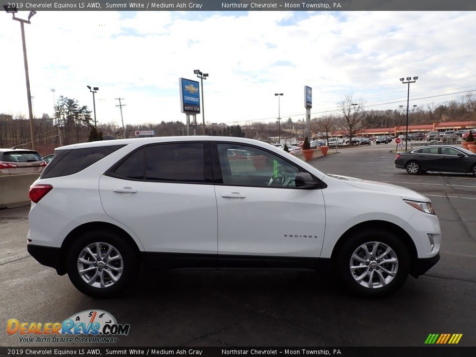 2019 Chevrolet Equinox LS AWD Summit White / Medium Ash Gray Photo #10