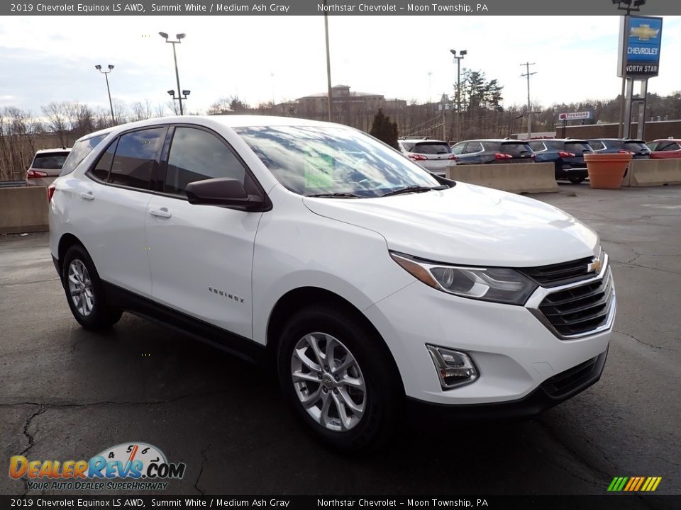 2019 Chevrolet Equinox LS AWD Summit White / Medium Ash Gray Photo #11