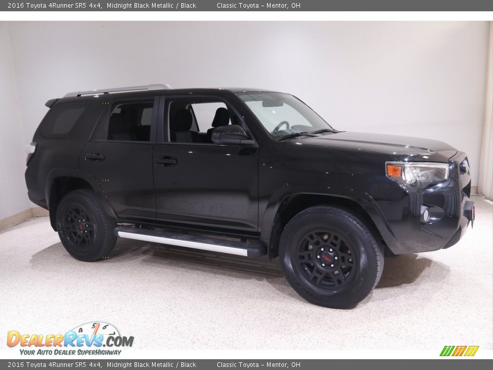 2016 Toyota 4Runner SR5 4x4 Midnight Black Metallic / Black Photo #1
