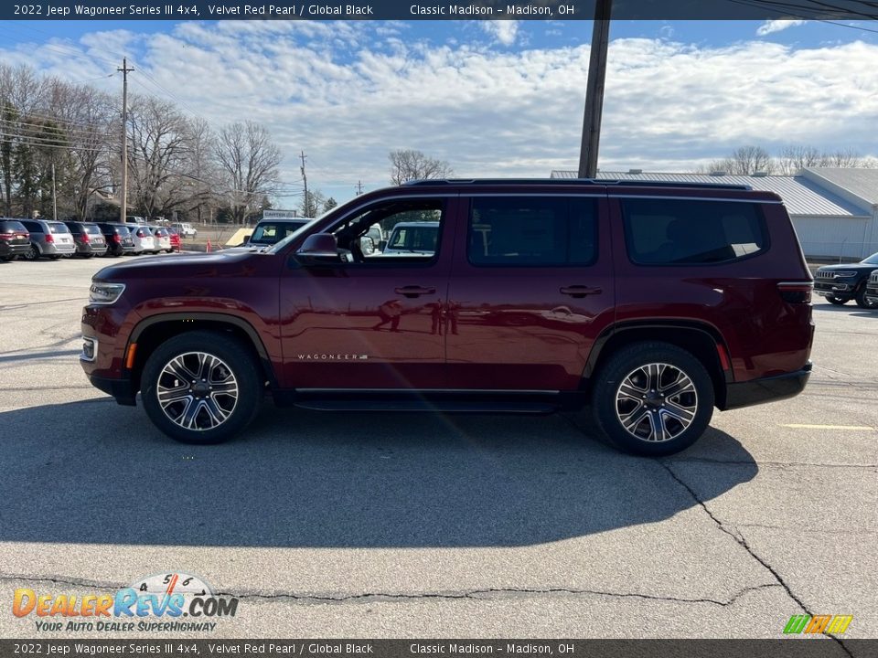 2022 Jeep Wagoneer Series III 4x4 Velvet Red Pearl / Global Black Photo #10