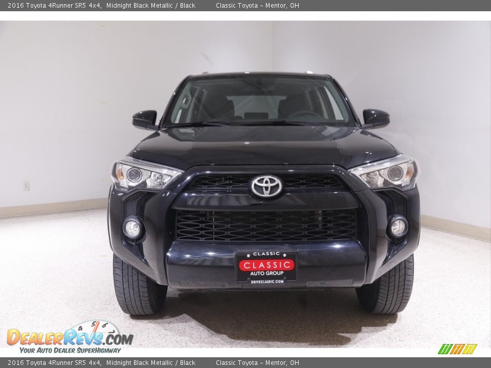 2016 Toyota 4Runner SR5 4x4 Midnight Black Metallic / Black Photo #2