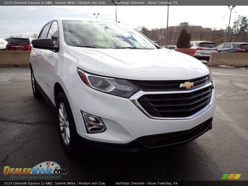 2019 Chevrolet Equinox LS AWD Summit White / Medium Ash Gray Photo #12