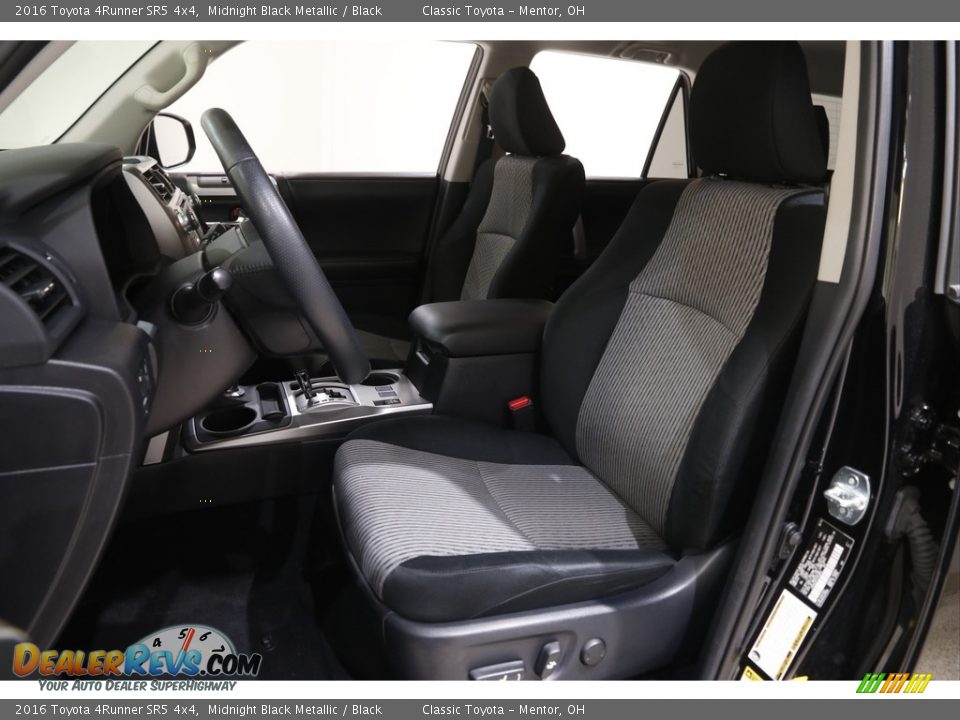 2016 Toyota 4Runner SR5 4x4 Midnight Black Metallic / Black Photo #5
