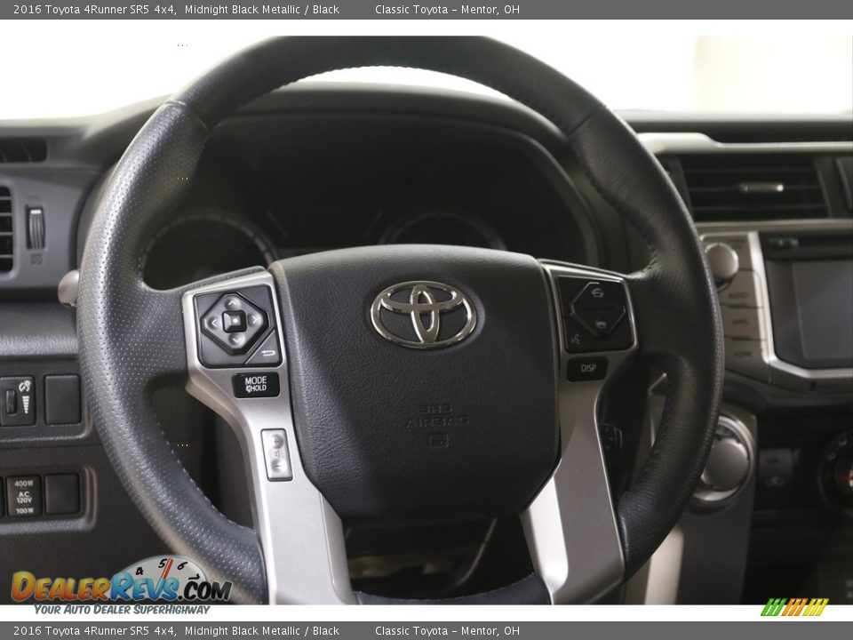 2016 Toyota 4Runner SR5 4x4 Midnight Black Metallic / Black Photo #7