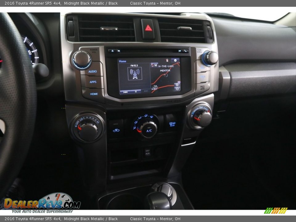 2016 Toyota 4Runner SR5 4x4 Midnight Black Metallic / Black Photo #9