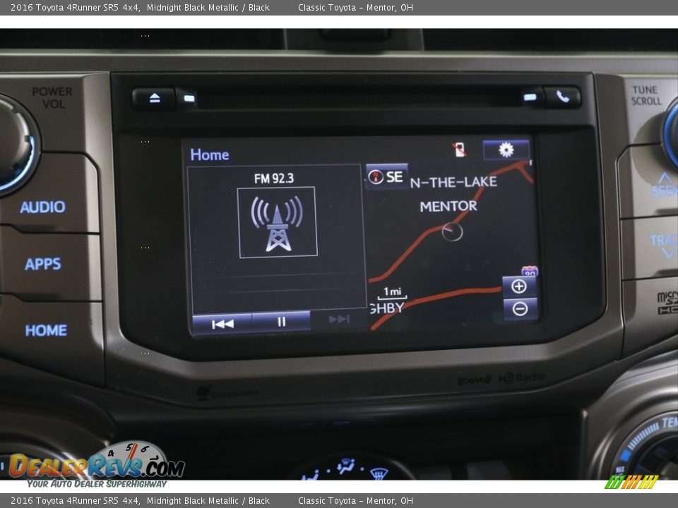 2016 Toyota 4Runner SR5 4x4 Midnight Black Metallic / Black Photo #10