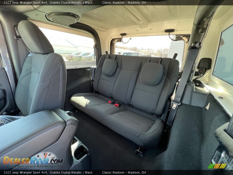 Rear Seat of 2022 Jeep Wrangler Sport 4x4 Photo #3