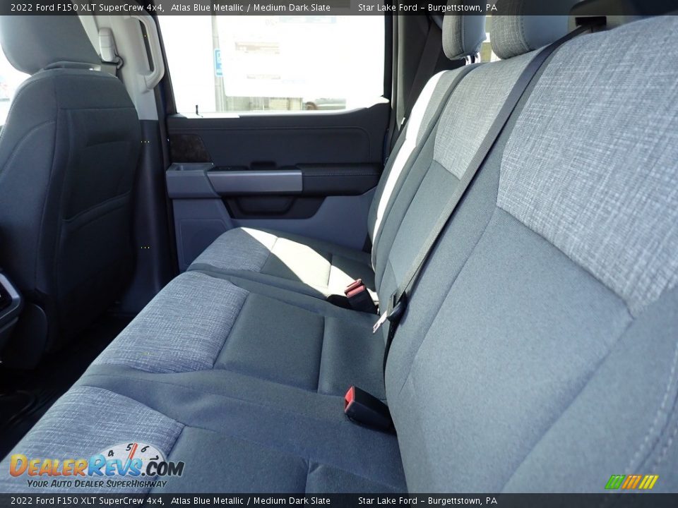 2022 Ford F150 XLT SuperCrew 4x4 Atlas Blue Metallic / Medium Dark Slate Photo #10
