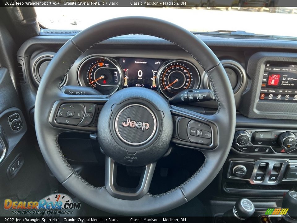 2022 Jeep Wrangler Sport 4x4 Steering Wheel Photo #5