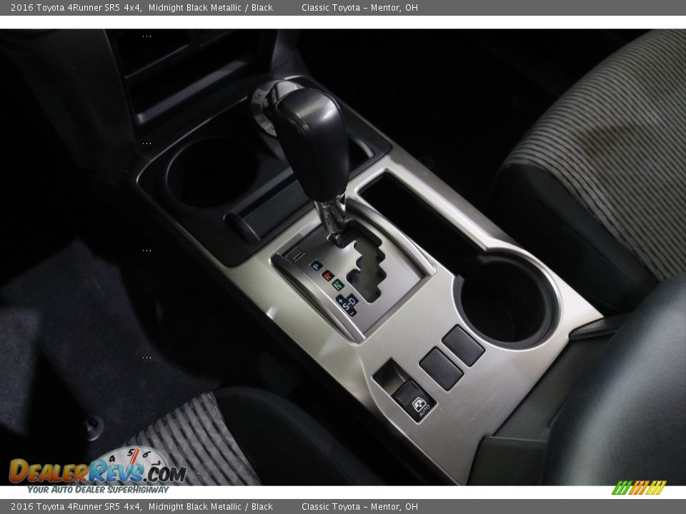 2016 Toyota 4Runner SR5 4x4 Midnight Black Metallic / Black Photo #14
