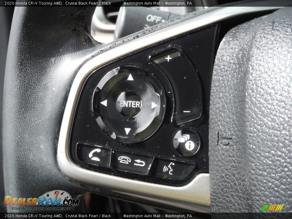 2020 Honda CR-V Touring AWD Crystal Black Pearl / Black Photo #20