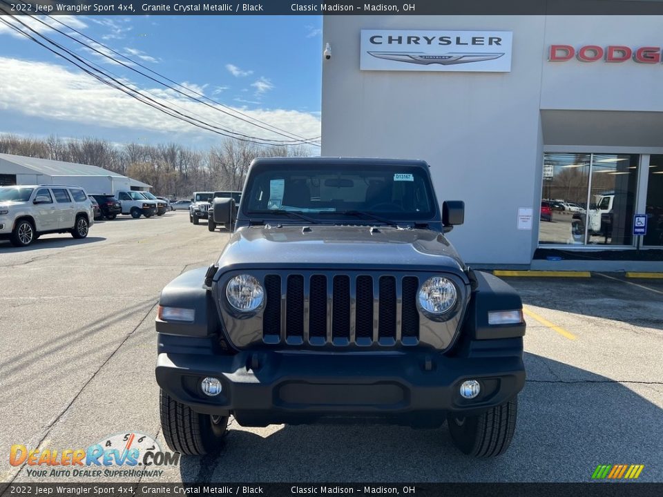 2022 Jeep Wrangler Sport 4x4 Granite Crystal Metallic / Black Photo #7