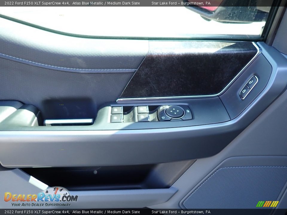 2022 Ford F150 XLT SuperCrew 4x4 Atlas Blue Metallic / Medium Dark Slate Photo #13