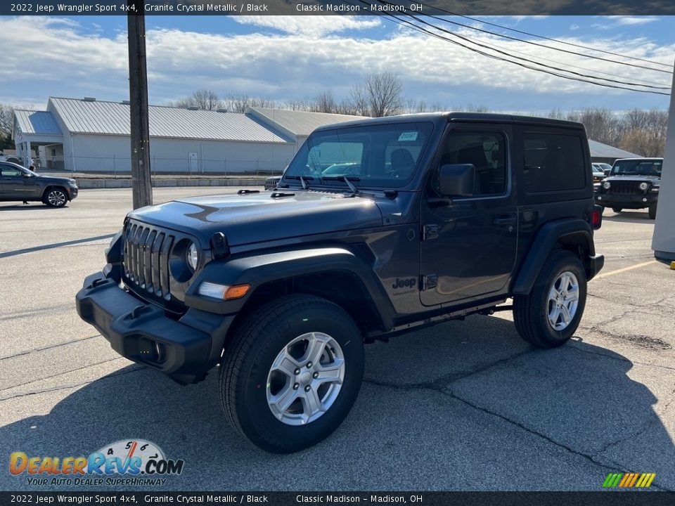 2022 Jeep Wrangler Sport 4x4 Granite Crystal Metallic / Black Photo #8