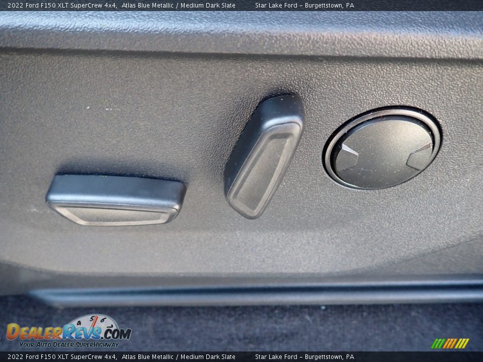 2022 Ford F150 XLT SuperCrew 4x4 Atlas Blue Metallic / Medium Dark Slate Photo #15