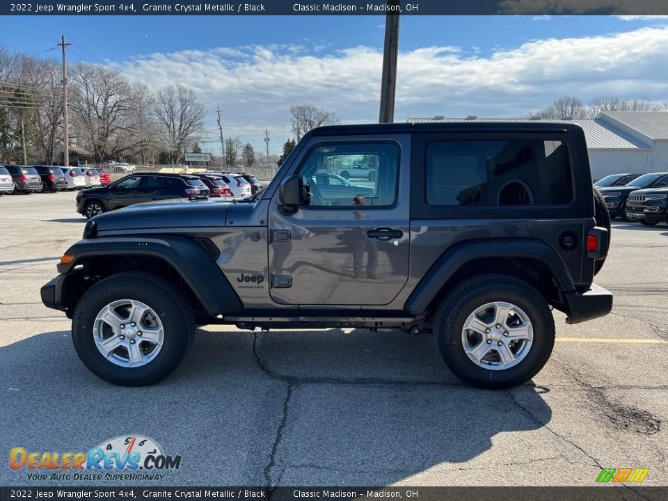 2022 Jeep Wrangler Sport 4x4 Granite Crystal Metallic / Black Photo #9