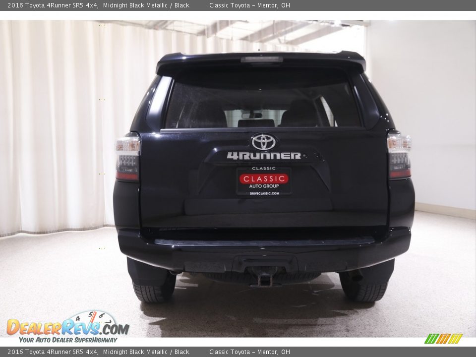 2016 Toyota 4Runner SR5 4x4 Midnight Black Metallic / Black Photo #19