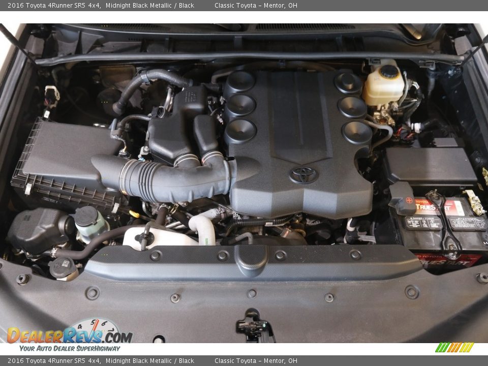 2016 Toyota 4Runner SR5 4x4 Midnight Black Metallic / Black Photo #20