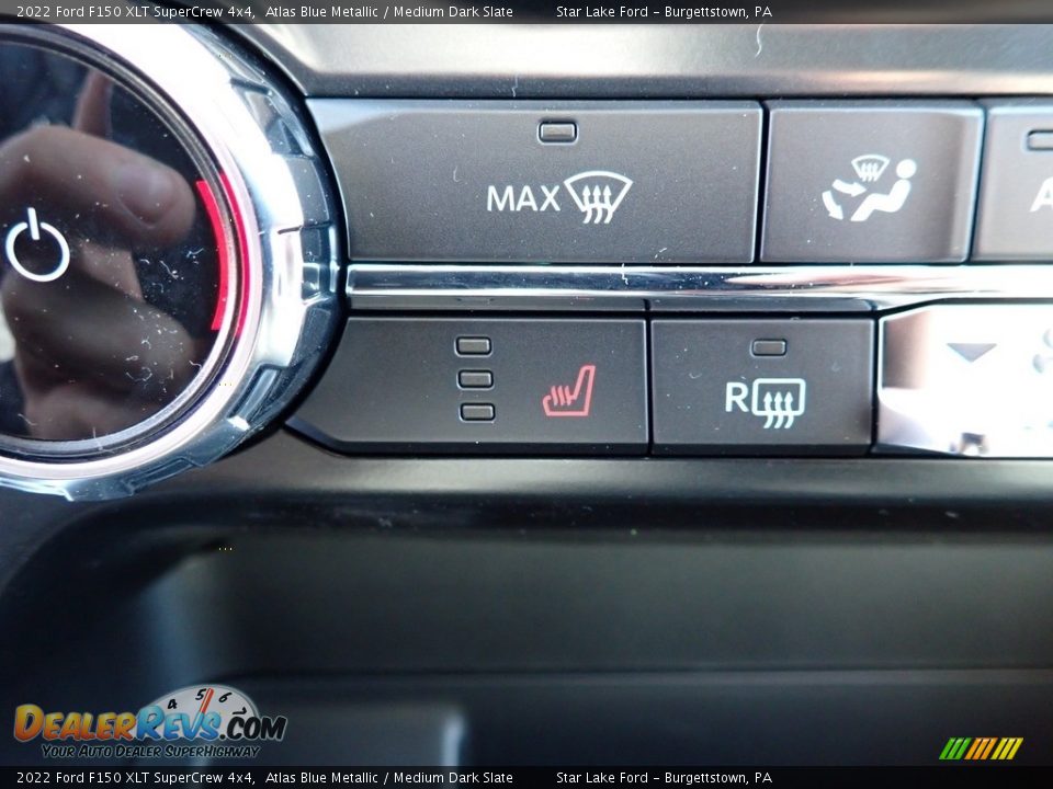 2022 Ford F150 XLT SuperCrew 4x4 Atlas Blue Metallic / Medium Dark Slate Photo #17